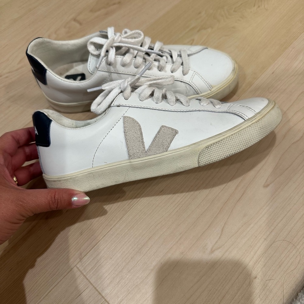 Veja- White Campo Sneakers Size 37